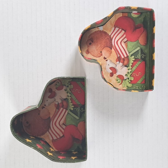 Lot of 3 Lindy Bowman Gift Box Christmas Star Snowman Angel Teddy Bear Puppy NEW - Picture 6 of 11